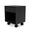 Montana Dream Nightstand With Castors, Black