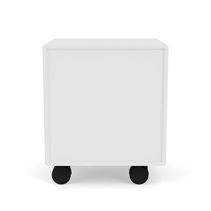 Montana Dream Nightstand með Castors, White