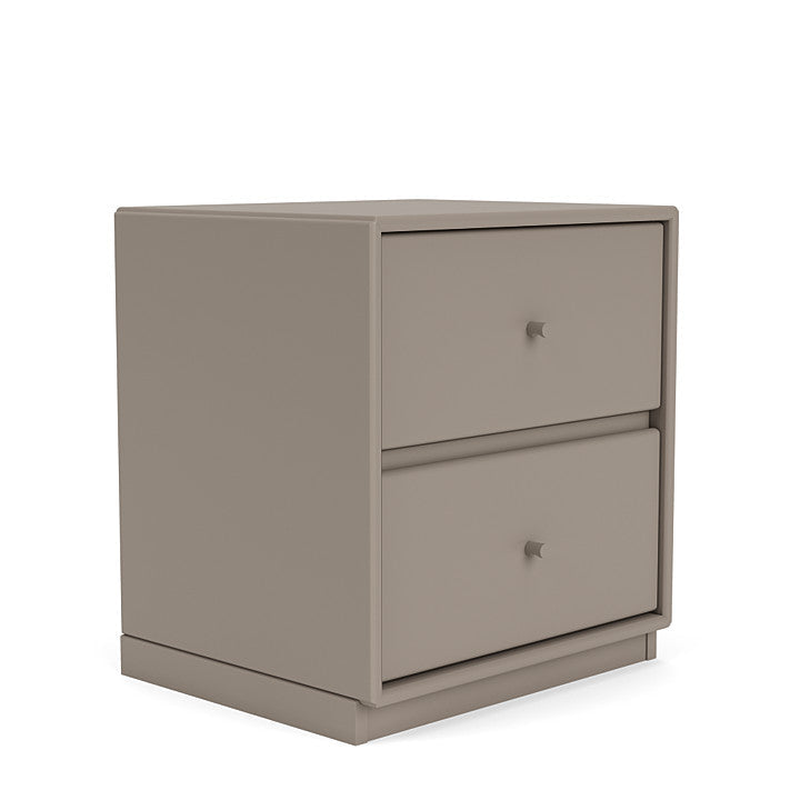 Montana Drift Drawer Module With 3 Cm Plinth, Truffle Grey