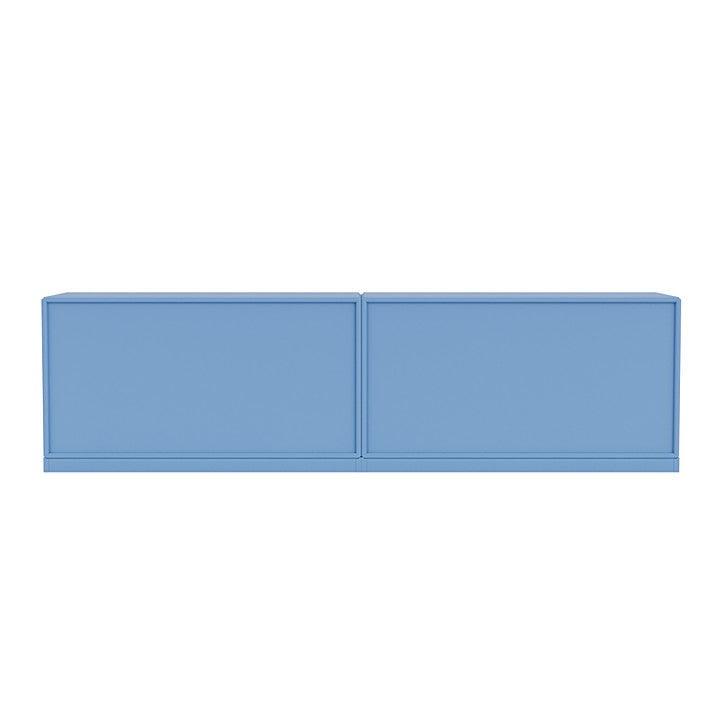 Sideboard della linea Montana con plinto da 3 cm, azzurro blu