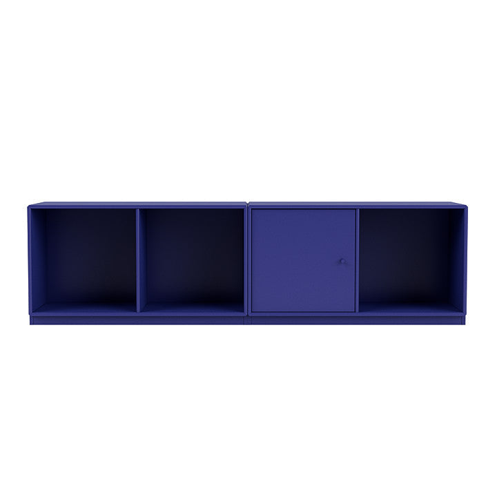 蒙大拿州线餐具柜，带有3厘米底座，君主蓝色