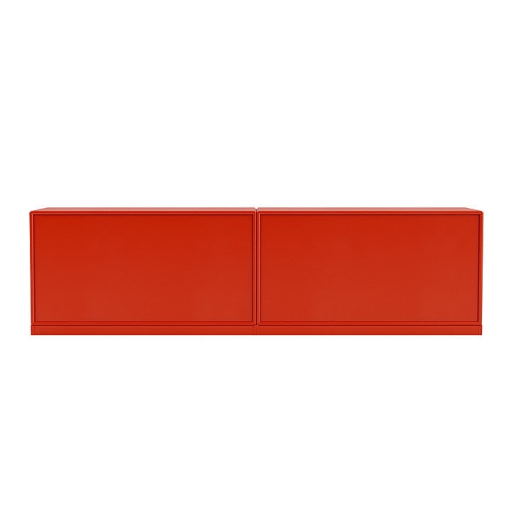 Montana Line Sideboard mit 3 cm Sockel, Hagebutte rot