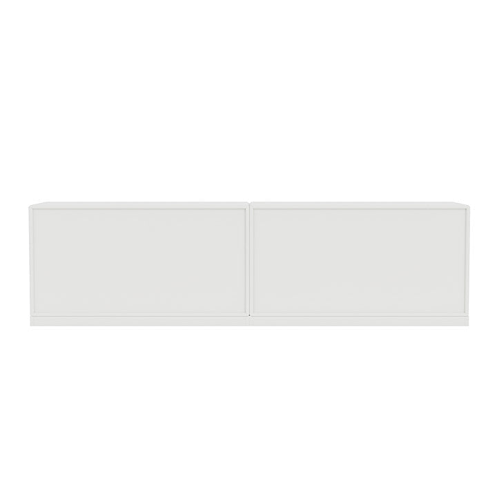 Montana lína skenkur með 3 cm sökkli, hvítt