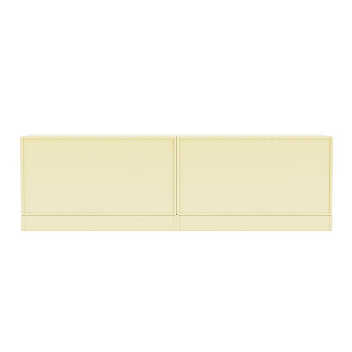 Sideboard della linea del Montana con plinto da 7 cm, giallo camomilla
