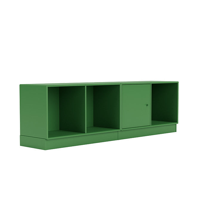 蒙大拿州线餐具柜，配以7厘米底座，欧芹绿色