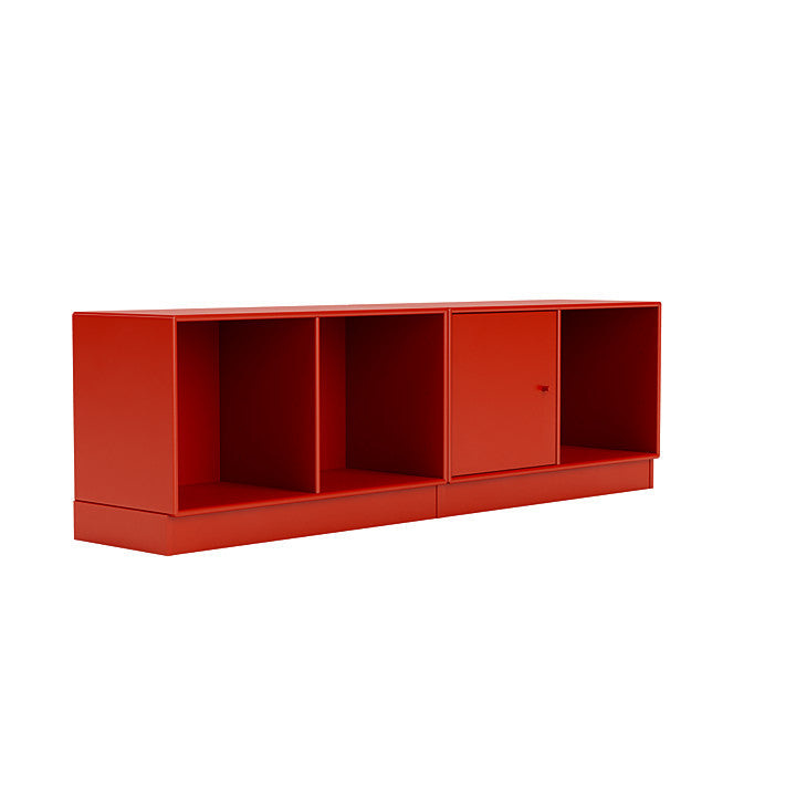 Montana Line Sideboard With 7 Cm Plinth, Rosehip Red