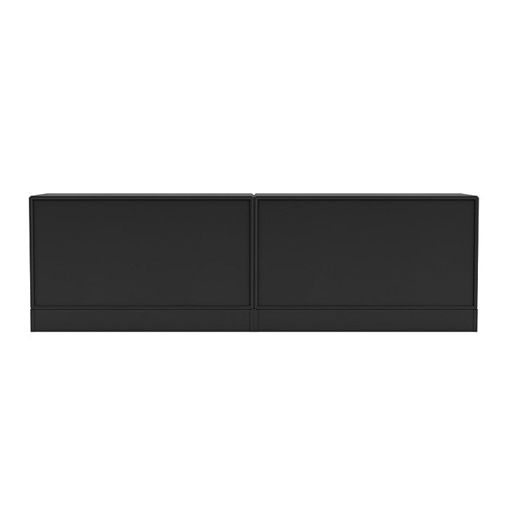 Montana Line Sideboard mit 7 cm Sockel, schwarz