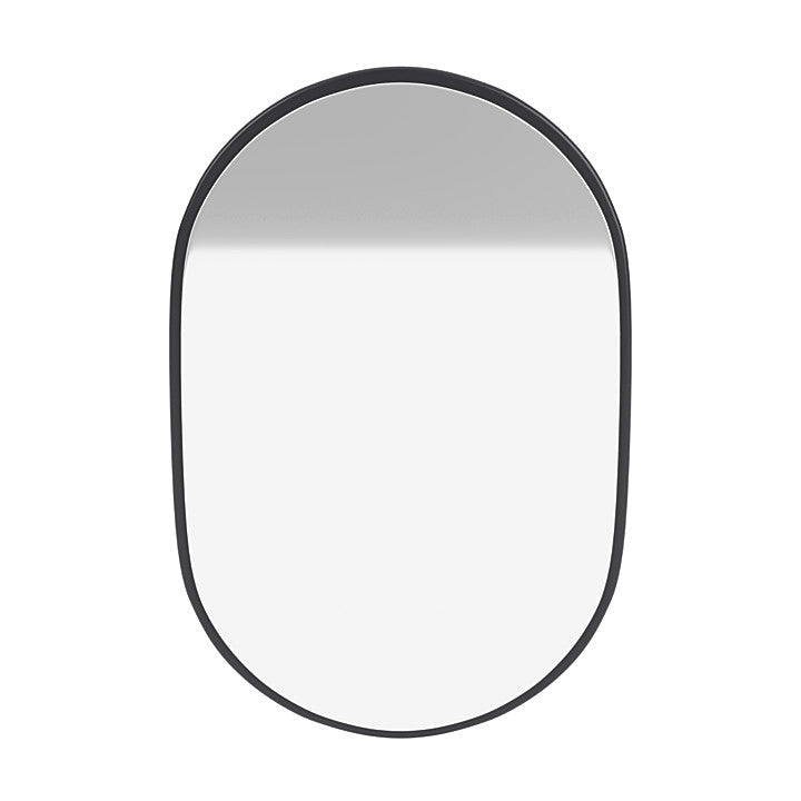 Montana Look Oval Mirror, Anthracite