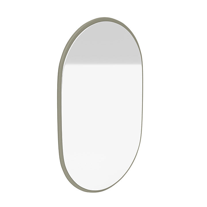 Montana Look Oval Mirror, Fennel Green