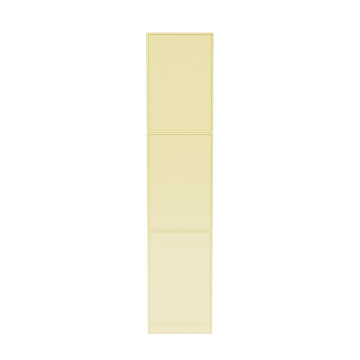 Montana Loom High Bookcase con plinto 7 cm, giallo camomilla