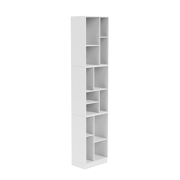 Montana Loom High Bookcase con 7 cm Plinth, Biancaneve