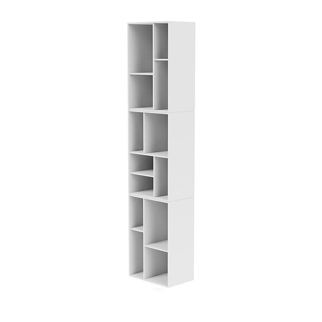 Montana Loom High Bookcase con rotaia a sospensione, Biancaneve