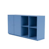 Montana paar klassiek dressoir met 3 cm plint, azure blauw