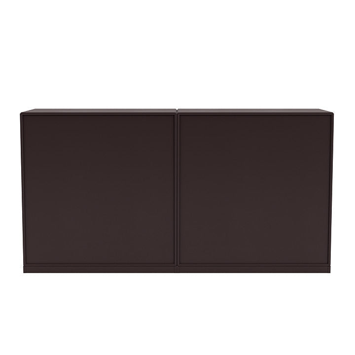 Montana Par Sideboard clásico con zócalo de 3 cm, Balsamic Brown