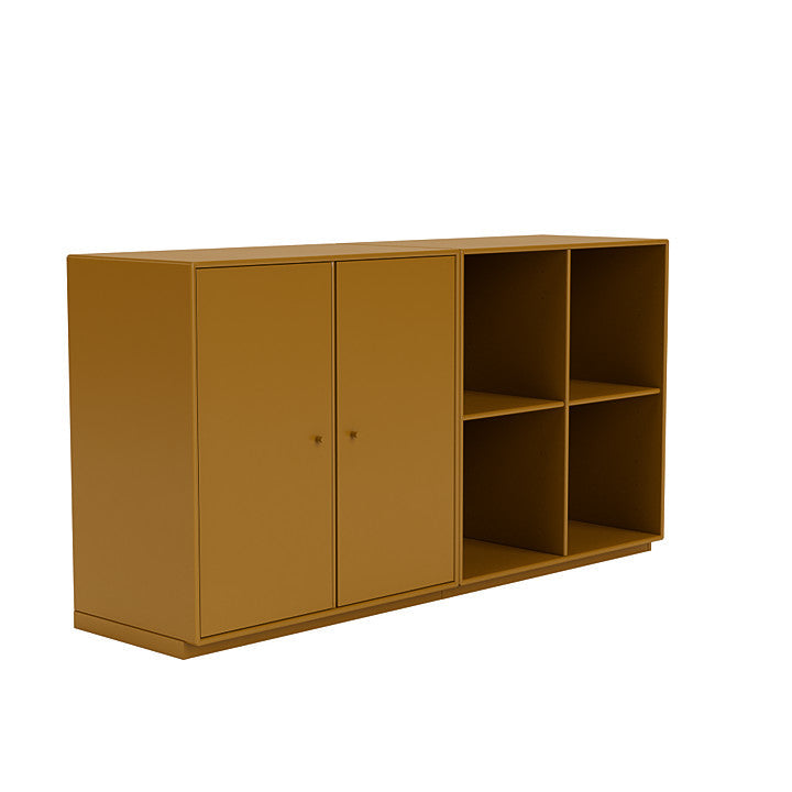 Montana paar klassiek dressoir met 3 cm plint, ambergeel