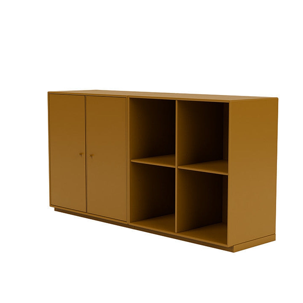 Montana Par Sideboard clásico con zócalo de 3 cm, ámbar amarillo