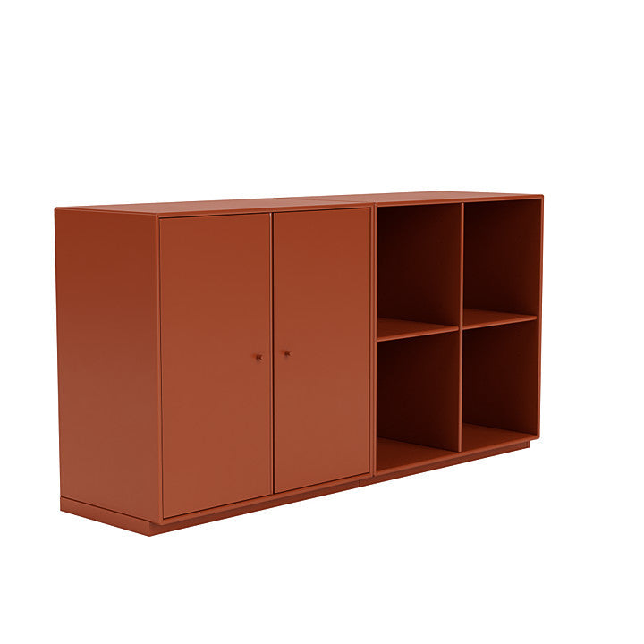 Montana paar klassiek dressoir met 3 cm plint, Hokkaido Brown