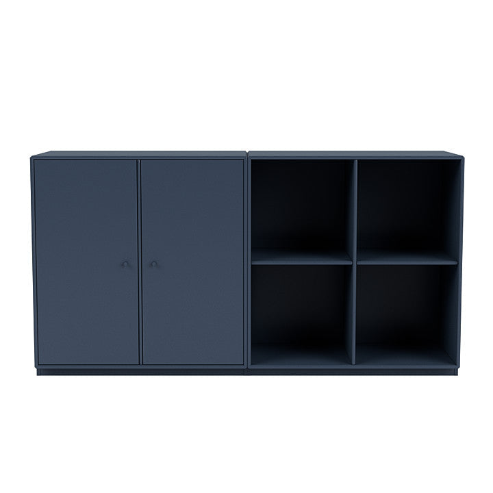 Coppia Montana Classic Sideboard con plinto da 3 cm, Juniper Blue