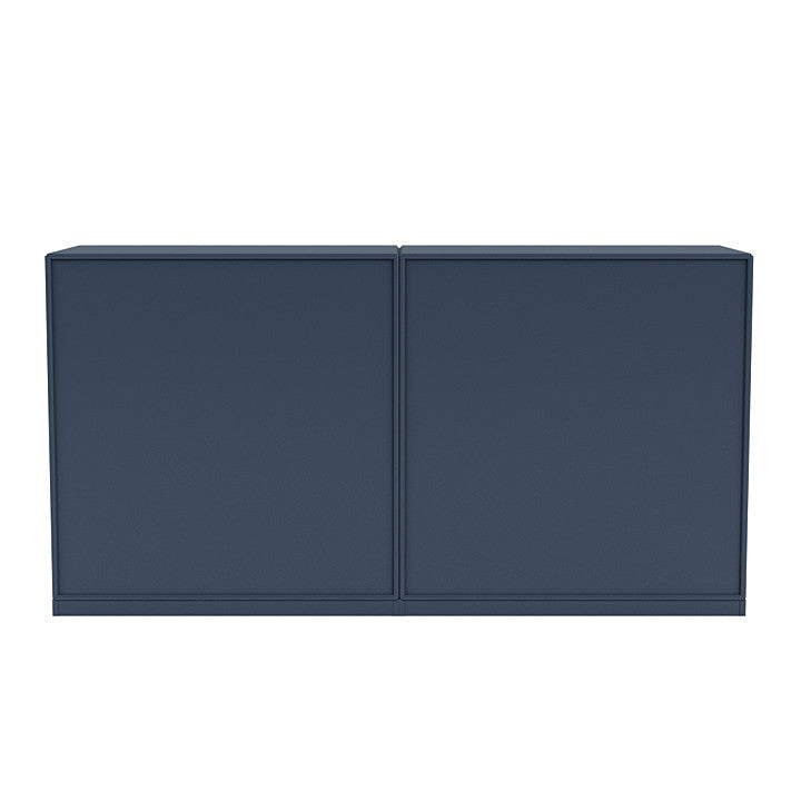 Coppia Montana Classic Sideboard con plinto da 3 cm, Juniper Blue