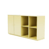 Montana Coppia Classic Sideboard con plinto da 3 cm, giallo camomilla