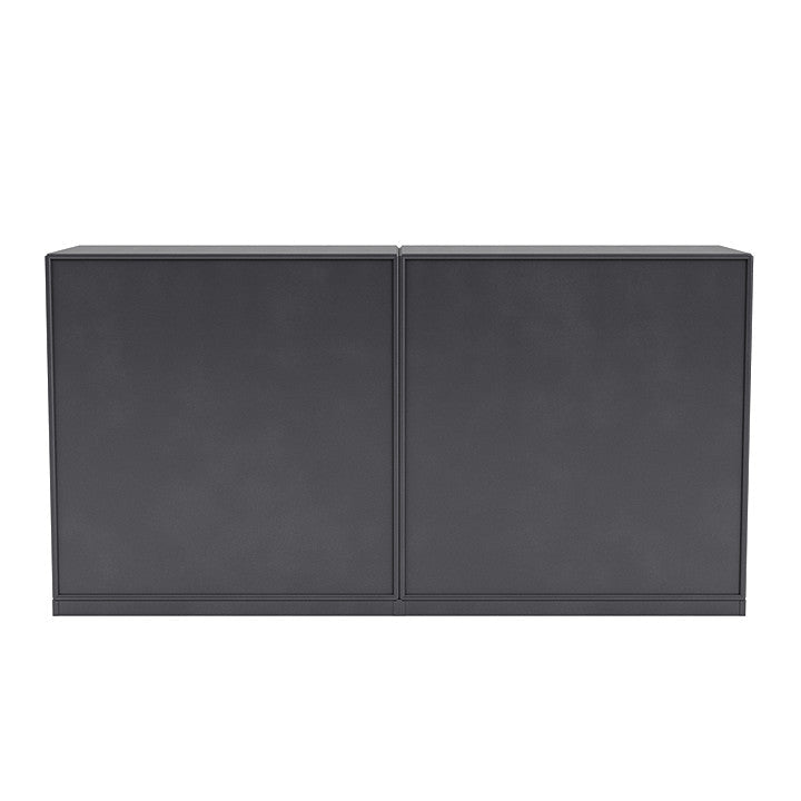 Coppia Montana Classic Sideboard con 3 cm Plinth, Black Carbon