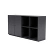Montana Pair Classic Sideboard With 3 Cm Plinth, Carbon Black