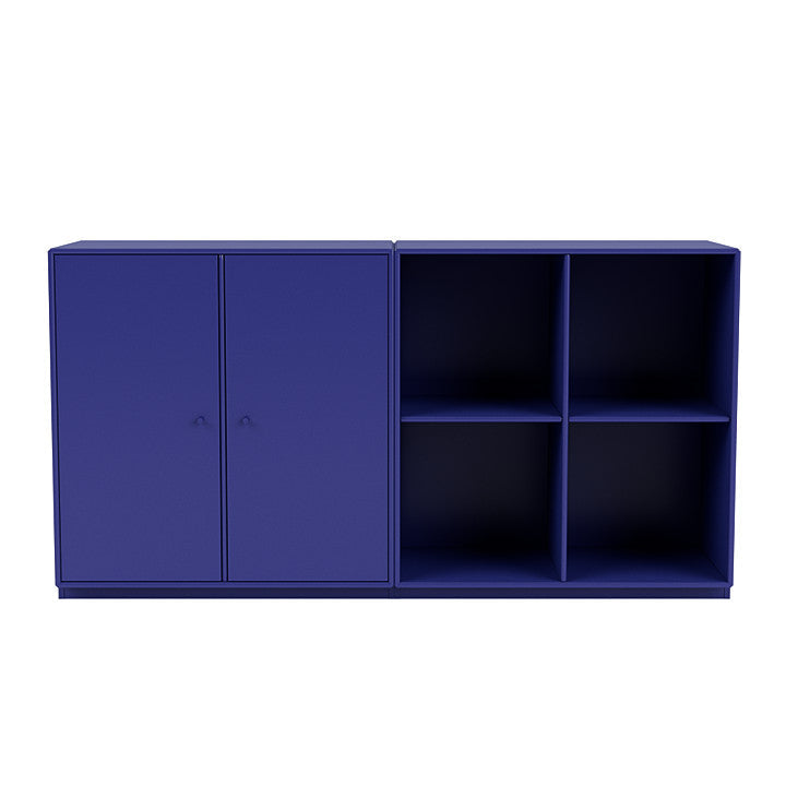 Montana Paar klassisches Sideboard mit 3 cm Sockel, Monarchblau