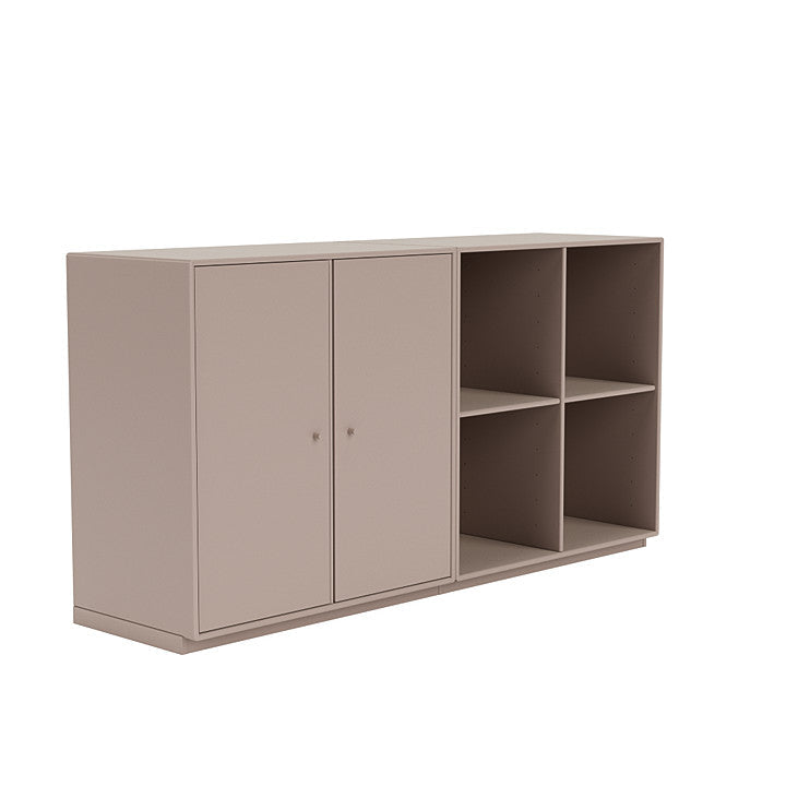 Montana Par Sideboard clásico con zócalo de 3 cm, champiñones marrón