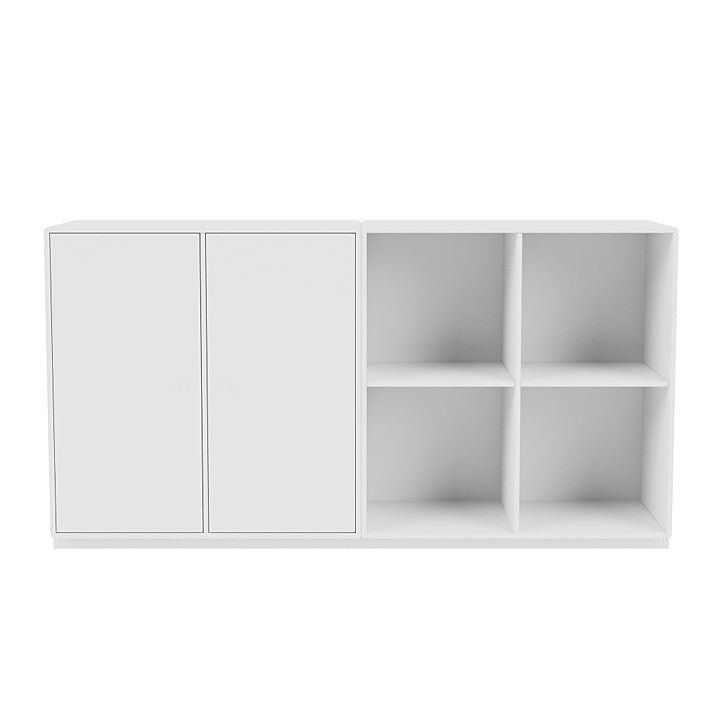 Montana Par Sideboard clásico con zócalo de 3 cm, nuevo blanco