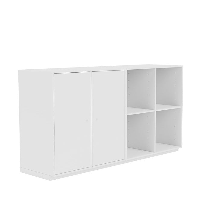 Paire de Montana Buffle classique avec socle de 3 cm, nouveau blanc