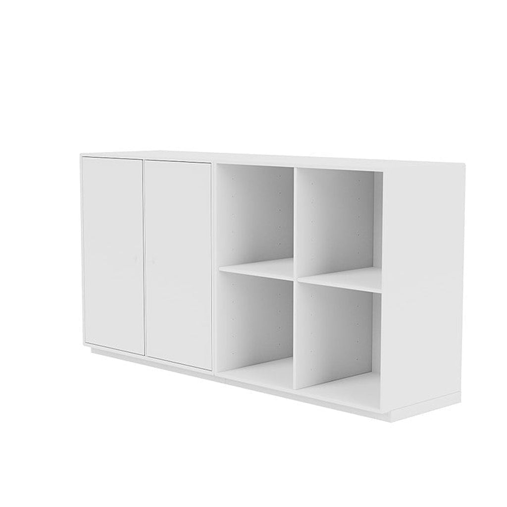 Montana coppia classica sideboard con plinto da 3 cm, nuovo bianco