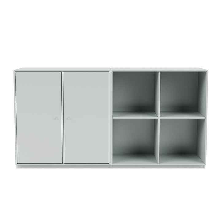 Montana paar klassiek dressoir met 3 cm plint, oyster grijs