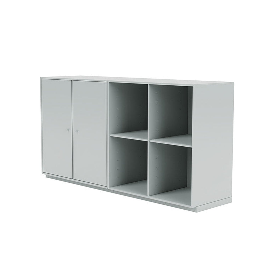 Montana paar klassiek dressoir met 3 cm plint, oyster grijs