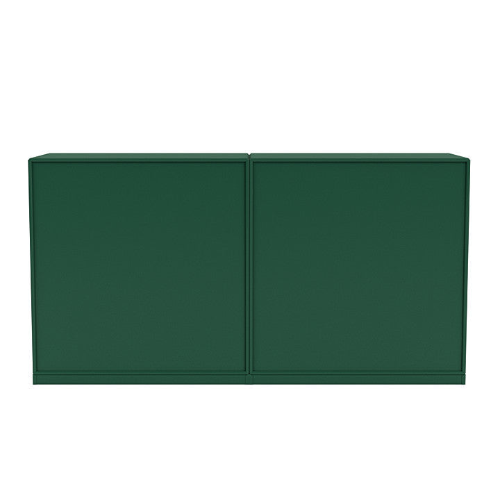 Coppia Montana Classic Sideboard con plinto da 3 cm, verde pino