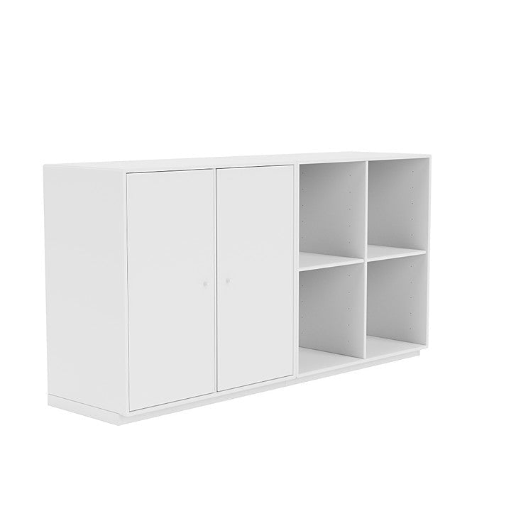 Montana -Paar klassisches Sideboard mit 3 cm Sockel, Schneewittchen