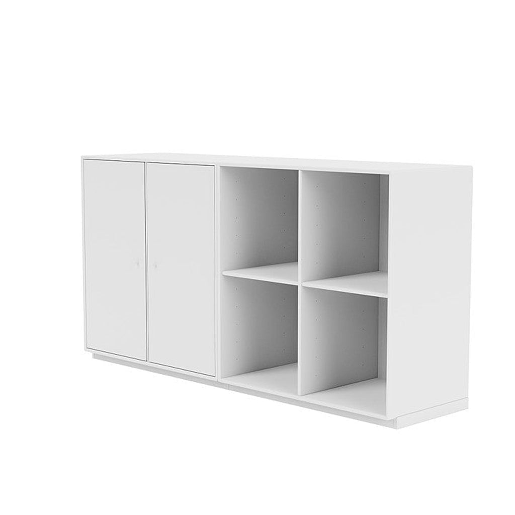 Montana paar klassiek dressoir met 3 cm plint, sneeuwwit