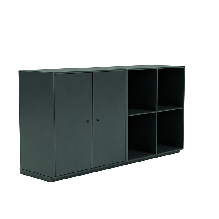 Coppia Montana Classic Sideboard con plinto da 3 cm, giada nera