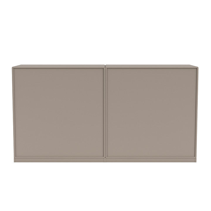 Coppia Montana Classic Sideboard con plinto da 3 cm, grigio tartufo