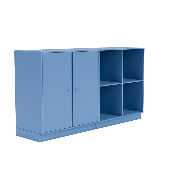 Montana Paar klassisches Sideboard mit 7 cm Sockel, Azure Blau