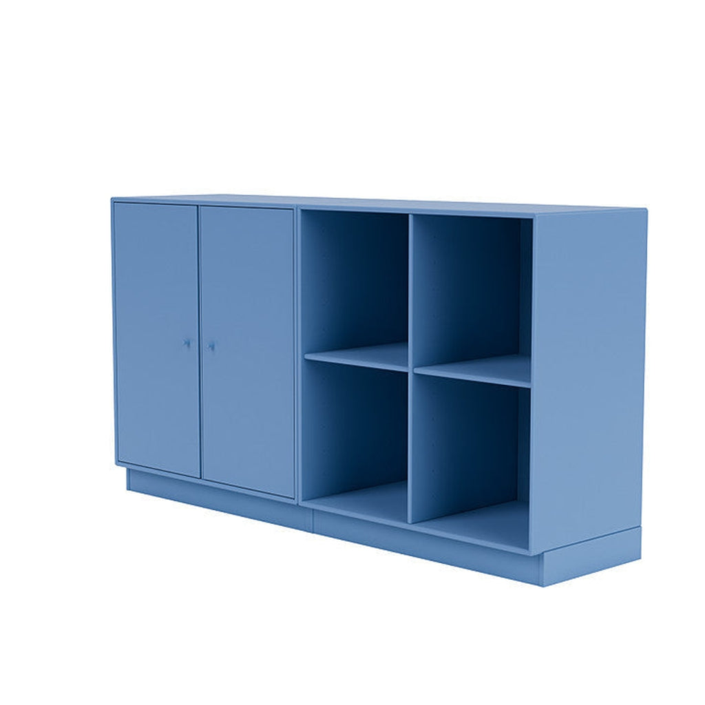 Montana Paar klassisches Sideboard mit 7 cm Sockel, Azure Blau