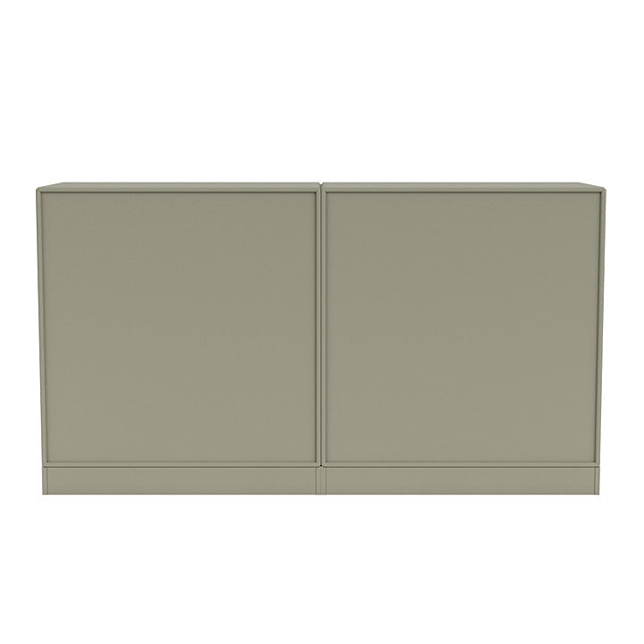 Coppia Montana Classic Sideboard con 7 cm Plinth, Green di finocchio