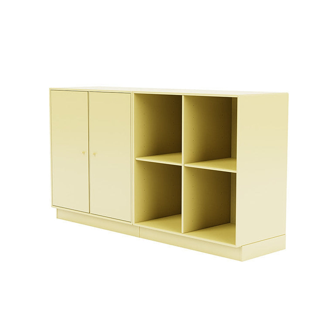 Coppia Montana Classic Sideboard con plinto da 7 cm, giallo camomilla