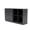 Montana Pair Classic Sideboard With 7 Cm Plinth, Carbon Black