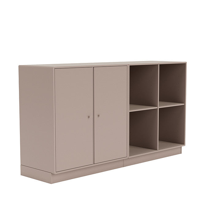 Montana paar klassiek dressoir met 7 cm plint, paddenstoelbruin