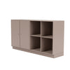 Coppia Montana Classic Sideboard con plinto da 7 cm marrone funghi