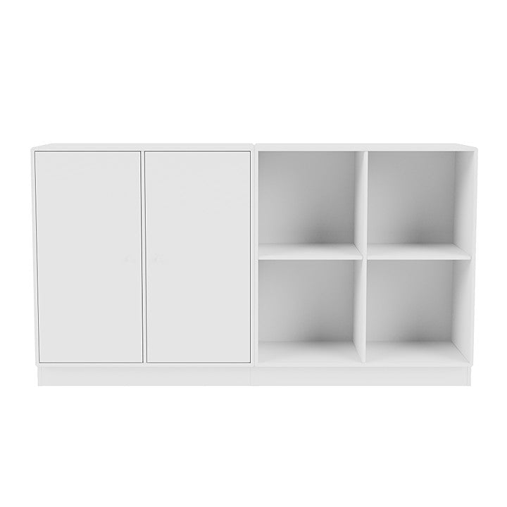 Montana Par Sideboard clásico con zócalo de 7 cm, nuevo blanco