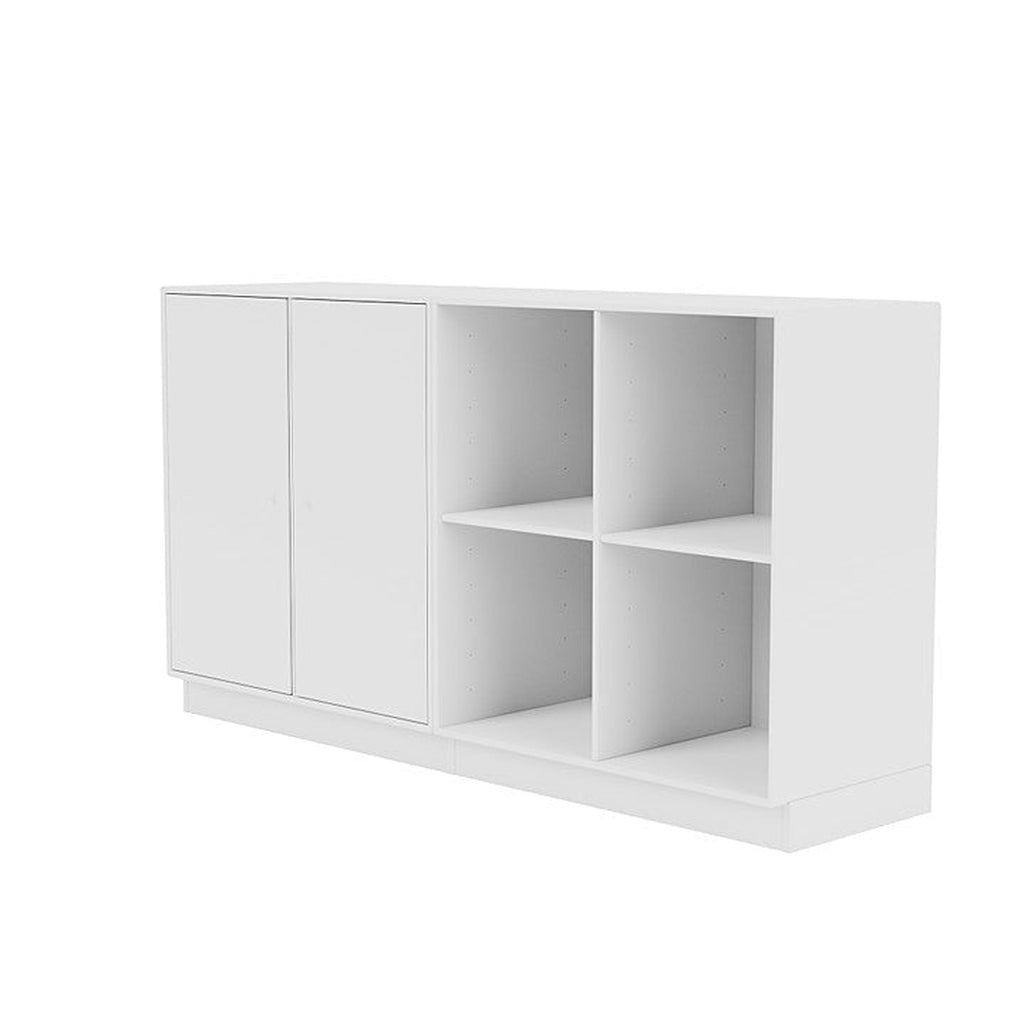 Montana coppia classica sideboard con plinto da 7 cm, nuovo bianco