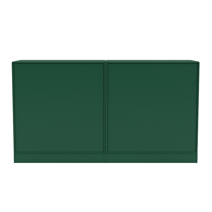 Coppia Montana Classic Sideboard con plinto da 7 cm, verde pino