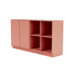 Coppia Montana Classic Sideboard con plinto da 7 cm, rosso rabarbaro