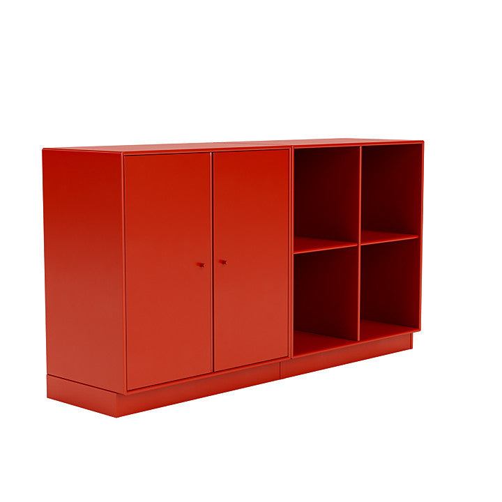 Coppia Montana Classic Sideboard con 7 cm Plinth, Rosership Red